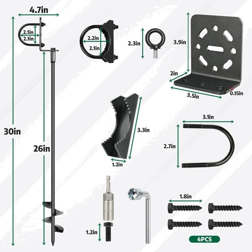 Pack heavy duty - 30", ground