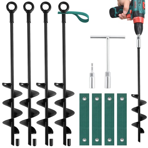 Inch ground anchors screw - 18-inch,