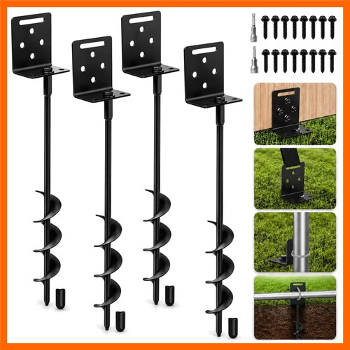Ground anchors screw shed - anchors,