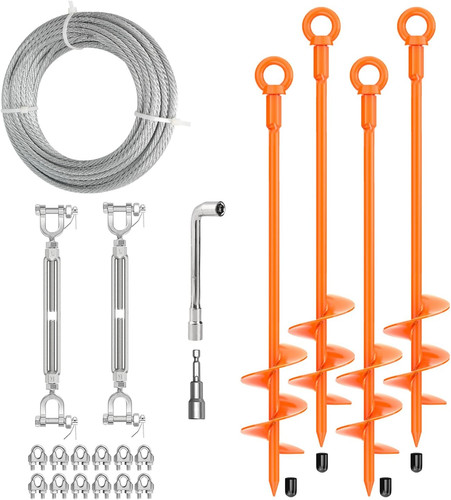 Pcs ground anchors - 30'',