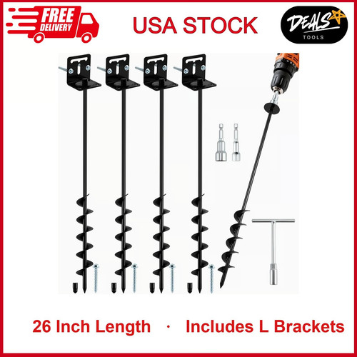 Pcs ground anchors kit - 4,
