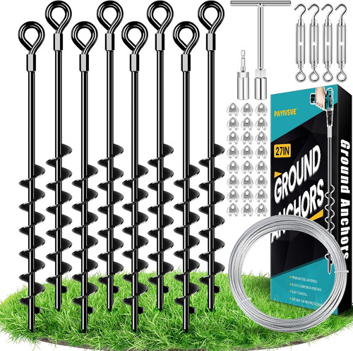 Ground anchors heavy duty - ground,