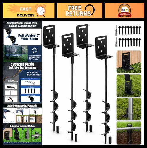 Heavy duty ground - ground, anchors