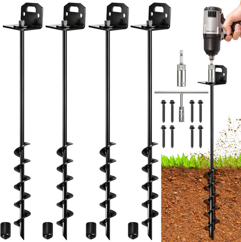 Ground anchors screw - ground,