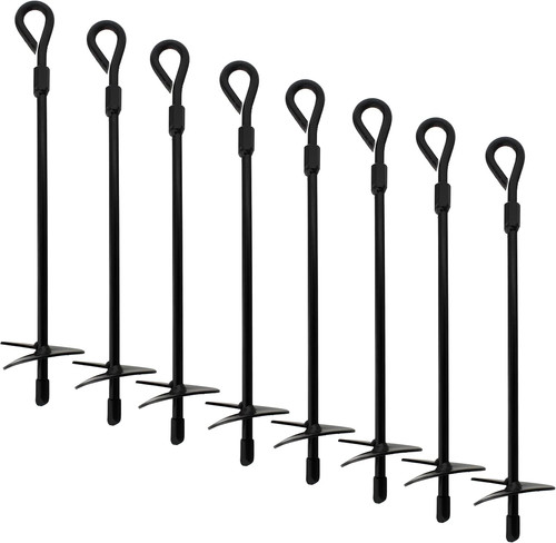 Bisupply ground anchors 15in - ground,