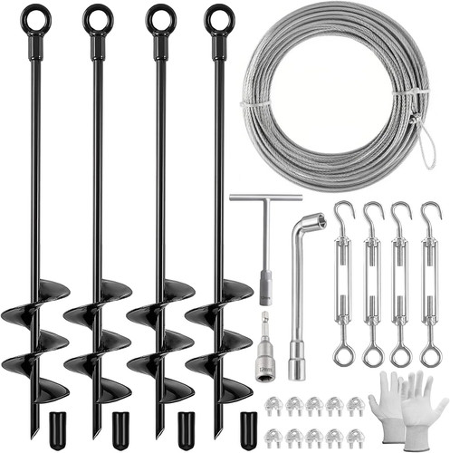 Pack ground anchors shed - 18",