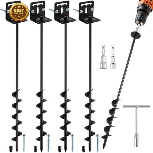 Ground anchors screw in - anchors,