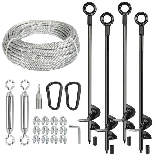 Pcs long ground anchors - pcs,