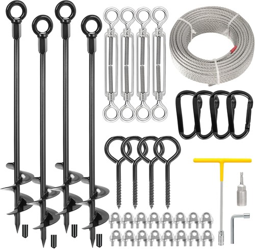 Pcs ground anchors shed - pcs,