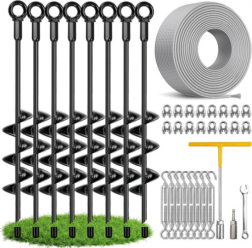 Shed anchor kit heavy - anchor, duty