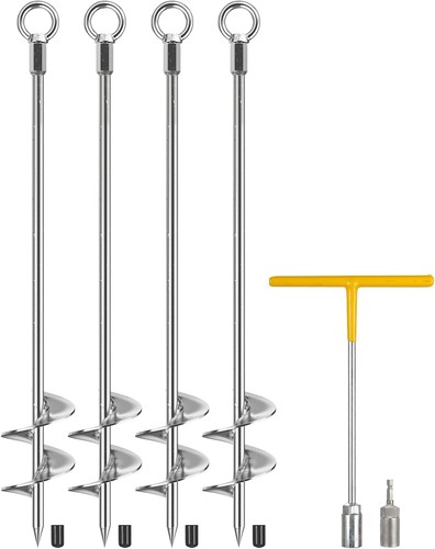 Ground anchors heavy duty - ground, for