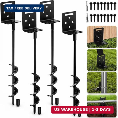 Ground anchors screw shed - anchors, in