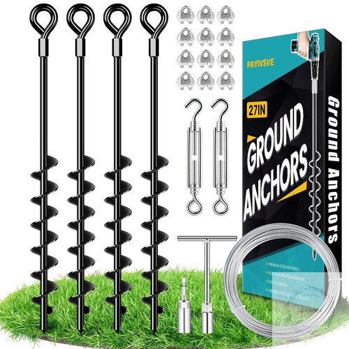 Ground anchors heavy duty - ground,