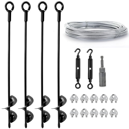 Pack ground anchors - pack, shed