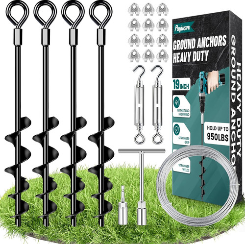 Ground anchors heavy - anchors, duty