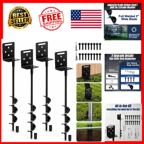 Ground anchors screw 20 - ground, in