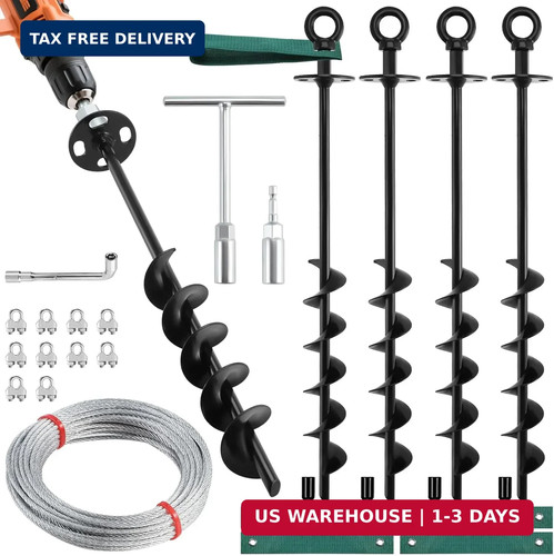 Ground anchors screw - 18'',