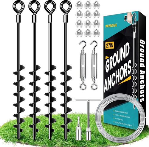 Ground anchors heavy duty - ground,