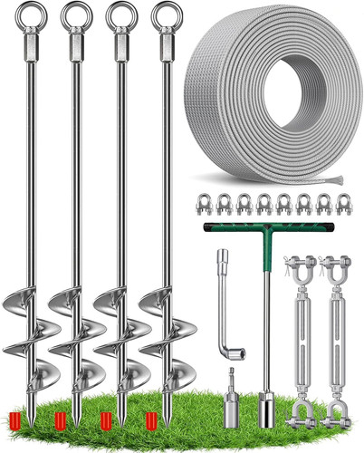 Screw ground anchors - 30",